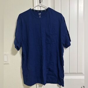 Dark Blue Pocket Tee